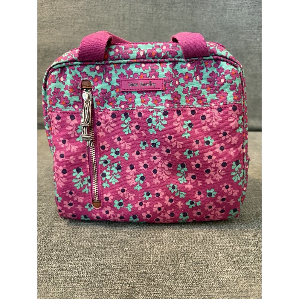 Vera Bradley Insulated Lunch Box Tote Ditsy Dot Pattern